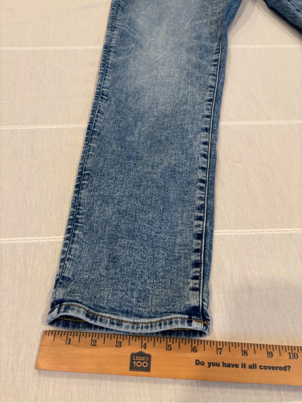 American Eagle AirFlex+ Men’s Jeans 36x30 Light Wash Stretch Straight Fit Denim - Picture 5 of 9